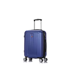 Crypto 20 in. Blue Lightweight Hardside Spinner Carry-on