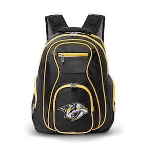 NHL Nashville Predators 19 in. Black Trim Color Laptop Backpack