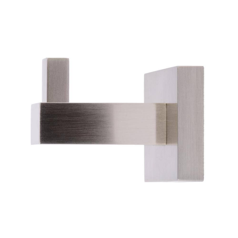 Italia Capri Single Robe Hook in Brushed Nickel CA3604BN - The Home Depot