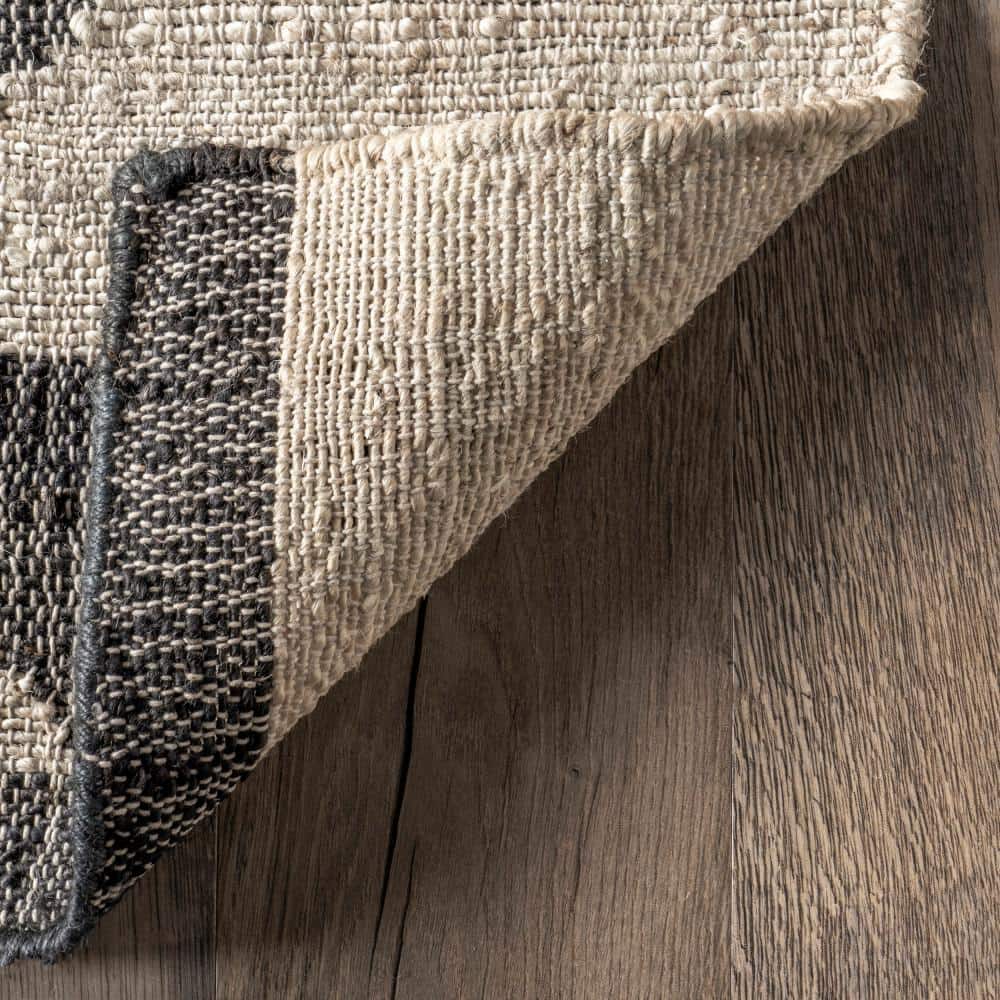 Rosanna Southwestern Symbols Beige and Brown Cotton 9' x 12' Area Rug