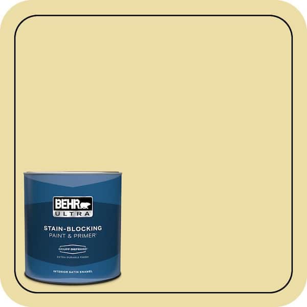 BEHR ULTRA 1 qt. #PPU8-12 Refreshing Tea Extra Durable Satin Enamel Interior Paint & Primer