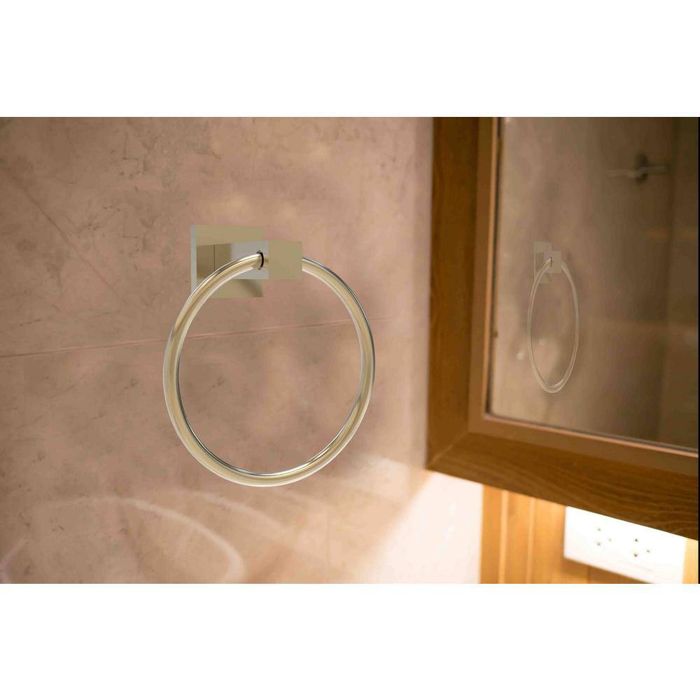 Matte Black Nickel Wall Mounted Towel Ring