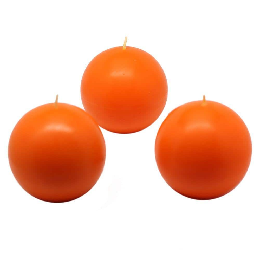 UPC 685024158496 product image for Zest Candle 3 in. Orange Ball Candles (6-Box) | upcitemdb.com