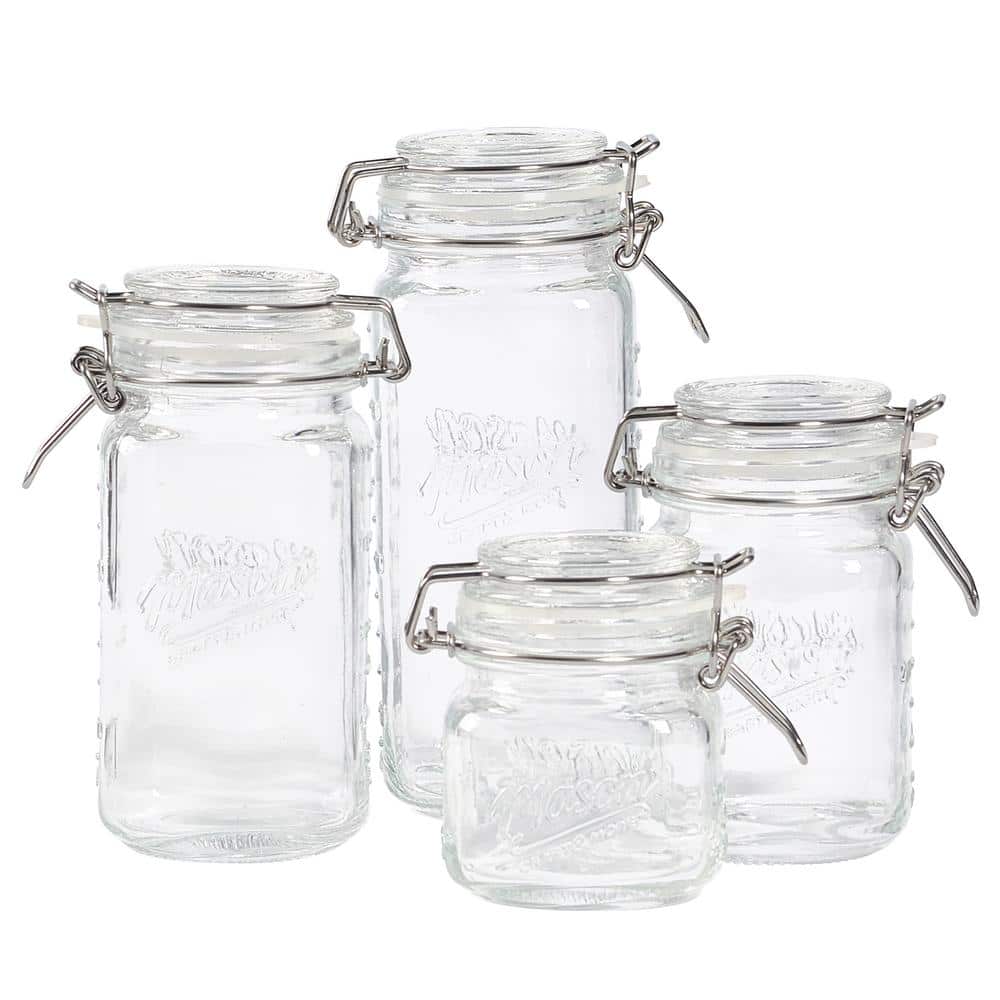 Buy Yera Small Jars Set With Printed Lids Online at Best Price of