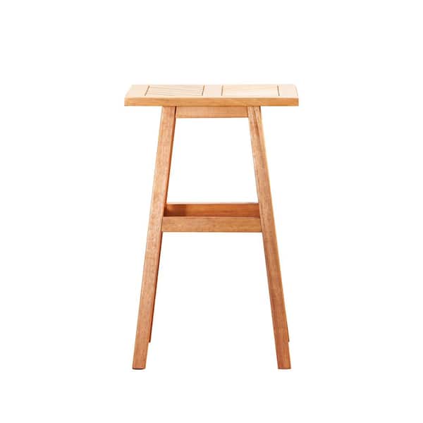 BOPOREA MEGO LLC Solid Wood Teak Outdoor Side Table