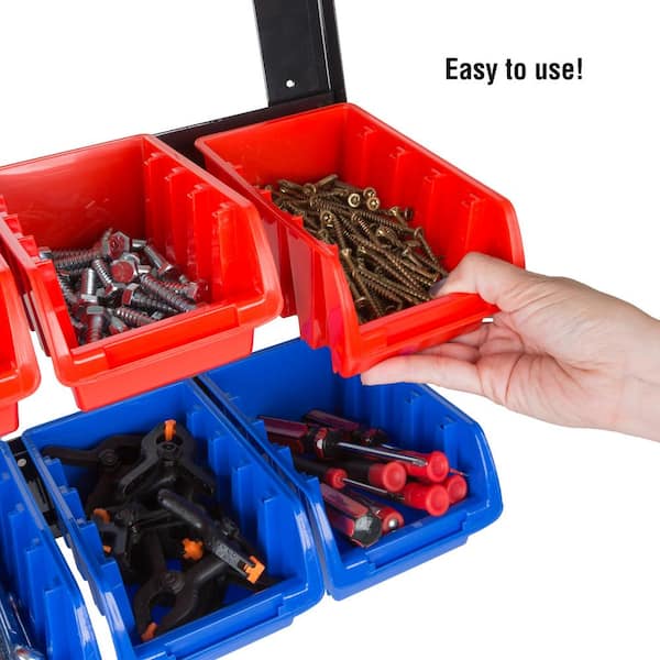 Stalwart Battery Organizer Caddy with Tester M220011 - The Home Depot