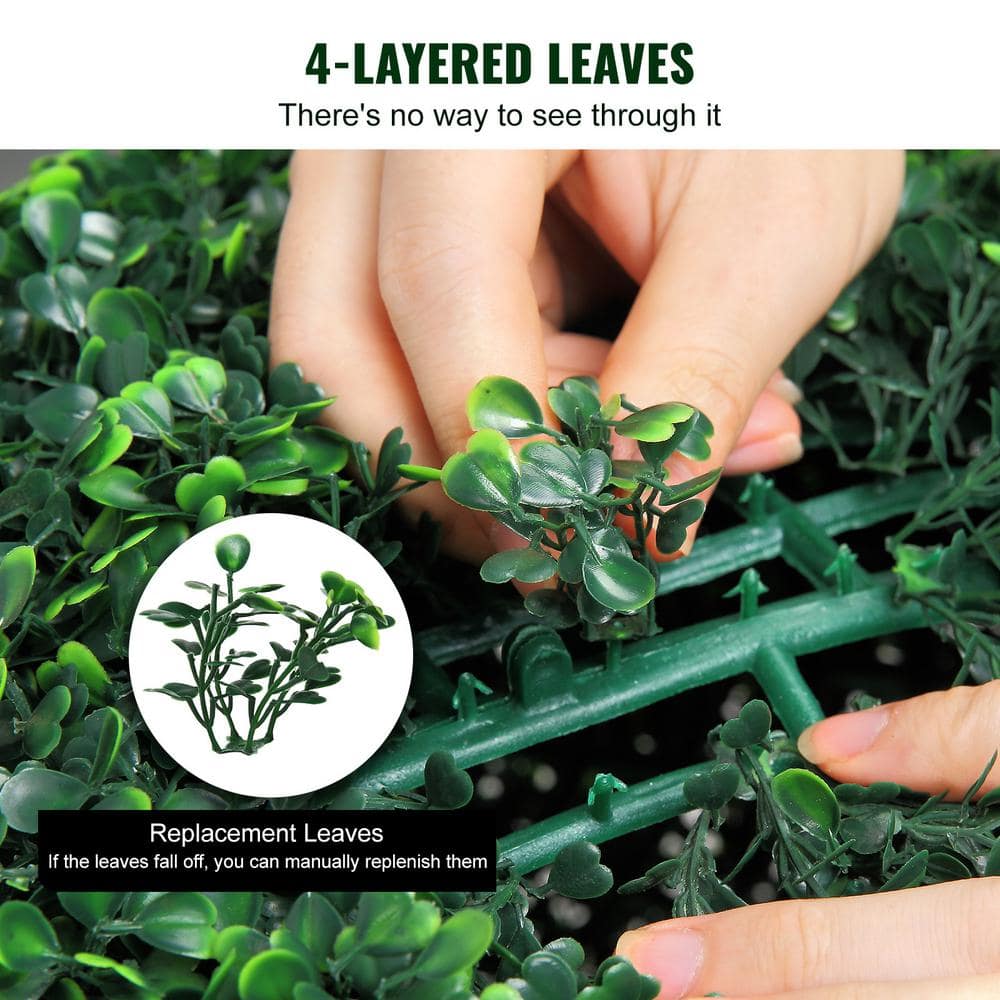 20'' Green Plastic Boxwood Topiary Balls with LED Lights