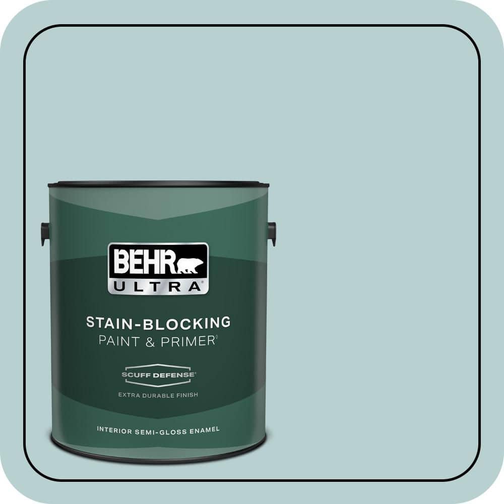 1 gal. #S440-2 Malaysian Mist Extra Durable Semi-Gloss Enamel Interior Paint & Primer price history on PriceWatchPro