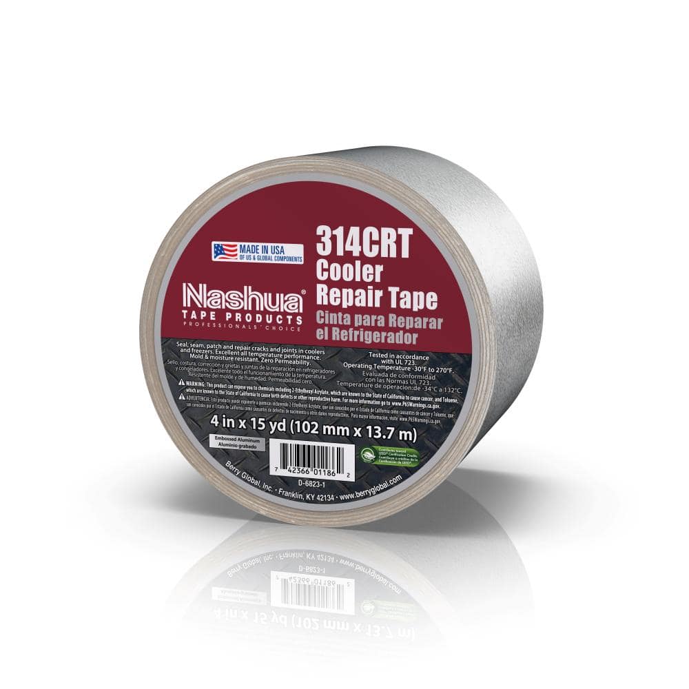 4 in. x 15 yds. 314CRT Cooler Repair- Silver Duct Tape price history on PriceWatchPro