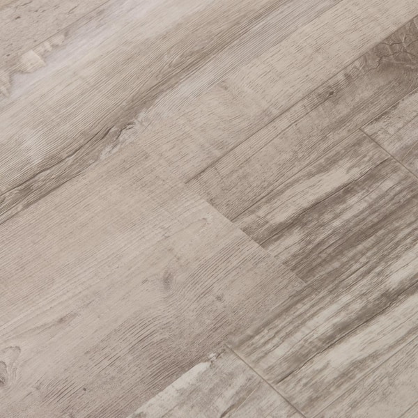 Vinyl Pro with Mute Step Gray Ash 9/16 in. T x 1-3/8 in. W x 72-13/16 in. L Overlap Reducer Molding