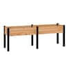 Outdoor Essentials Haven 2 ft. x 8 ft. Natural Cedar Elevated Garden