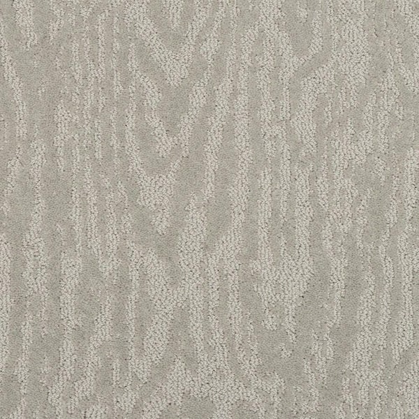 Classic Cabin-Greystone-Gray 39 oz. Triexta Polyester Patterned Carpet - Installation Required