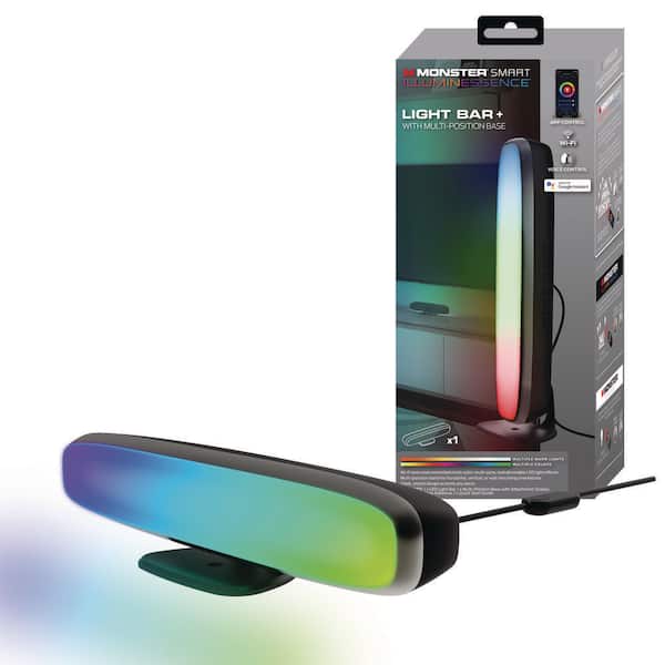 "Smart Wifi LED Multi-Color Light Bar, Customizable With Mobile App, Voice Control, Alexa, Google Assistant, Siri"