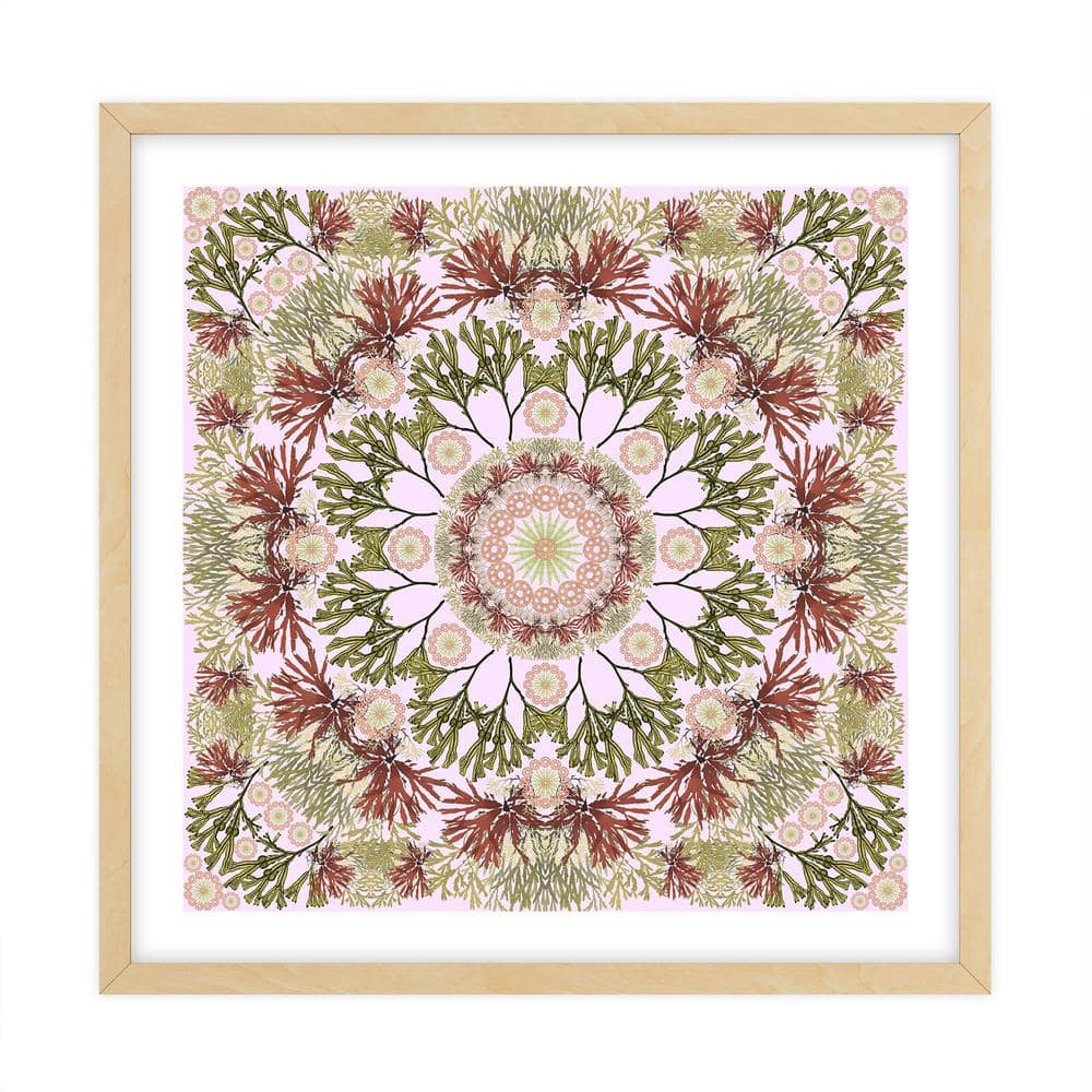 Nature Kaleidoscopes Framed Animal Art Print 34 in. x 34 in.