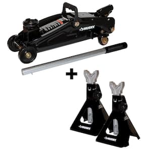 2 -Ton Hydraulic Trolley Car Jack and Jack Stands