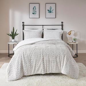 Madison Park Aurora Ultra Warmth Ivory King/Cal King Ultra Plush