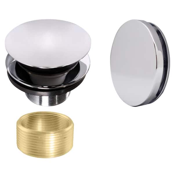 Westbrass Illusionary Universal Overflow Trim, Polished Chrome