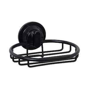 Kallysta Suction Aluminum Shower Caddy Rebrilliant Finish: Black