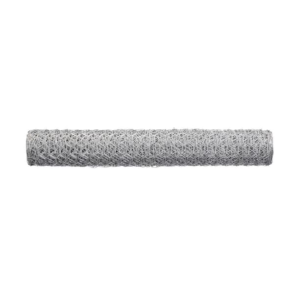 Everbilt 1 in. Mesh 4 ft. x 25 ft. 20-Gauge Galvanized Steel Poultry Netting  308406EB - The Home Depot