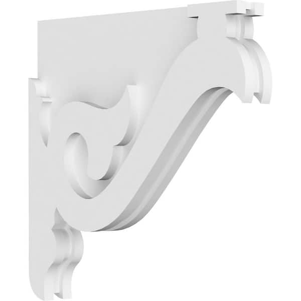 Ekena Millwork 1-7/8 in. x 14 in. x 14 in. PVC Florence Corbel