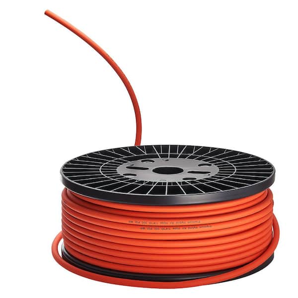 Orange Air Hose, 1/4 in. x 250 ft. Hybrid Air Hose with Three-Layer Hybrid Material, 300 PSI, All-Weather Flexibility