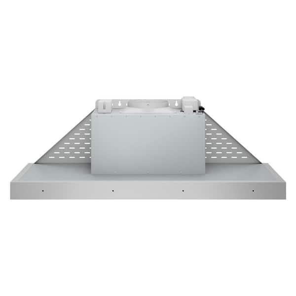 46 in. DuraMount External Vent Wall Mount Range Hood Insert in Stainless Steel