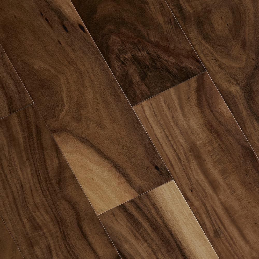 Homelegend Natural Exotic Acacia 3 8 In T X 5 W Hand Sed Engineered Hardwood Flooring 472 Sqft Pallet Hl196h 18 The