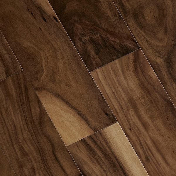 HOMELEGEND Natural Exotic Acacia 3/8 in. T x 5 in. W Hand Scraped Engineered Hardwood Flooring (472.5 sqft/pallet)