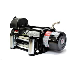 Spartan Series 8,000 lb. Capacity 12-Volt Electric Winch with 85 ft. Steel Cable