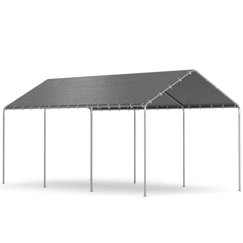 10 ft. W x 20 ft. D Outdoor Portable Carport Waterproof & UV Protected Gara