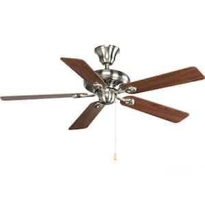 AirPro Signature 52 in. Indoor Brushed Nickel Modern Ceiling Fan