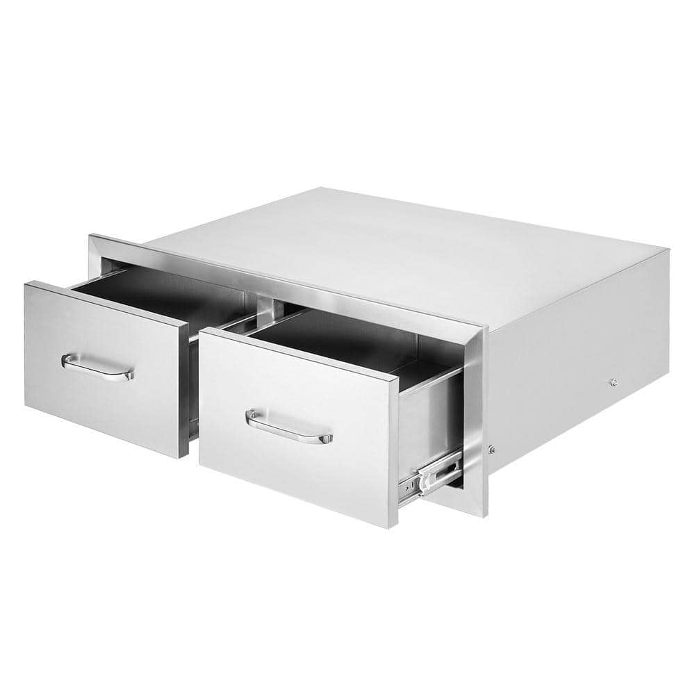 30 in. W x 10 in. H Stainless Steel Horizontal Double BBQ Access Drawers price history on PriceWatchPro