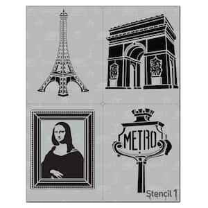 Paris Stencil (4-Pack)