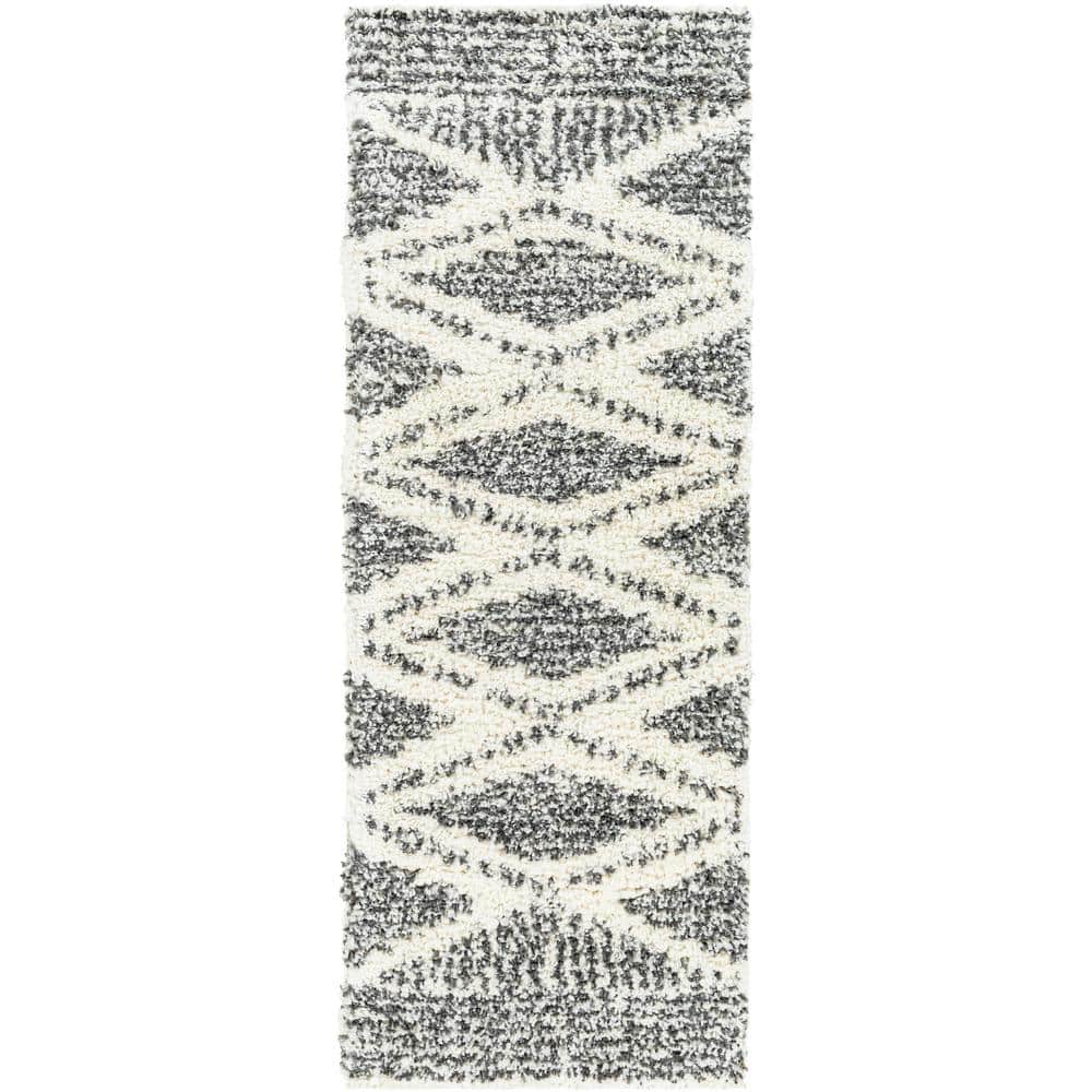 Argentia Cream/Charcoal 3 ft. x 7 ft. Indoor Area Rug price history on PriceWatchPro