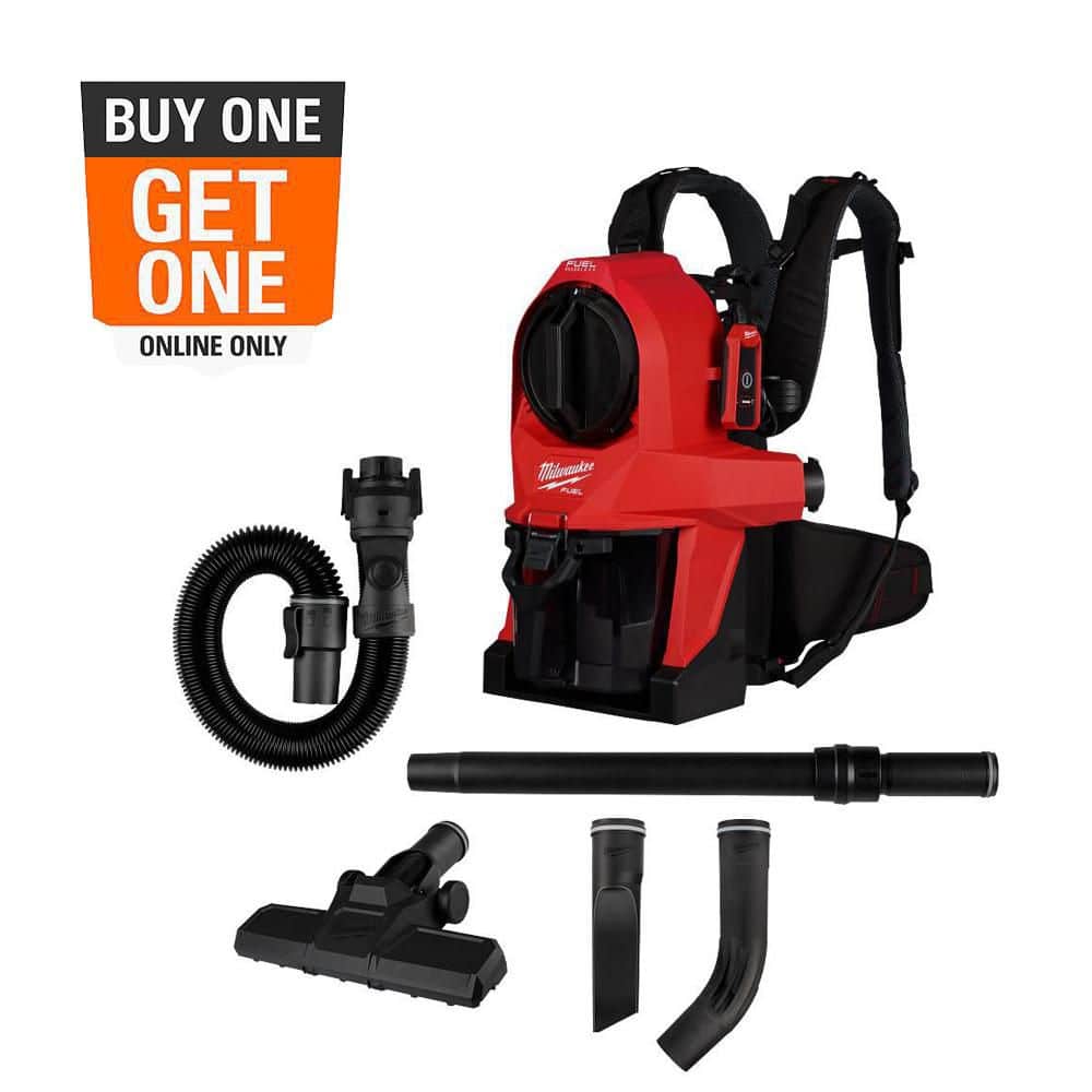 M18 FUEL 18-Volt Lithium-Ion Brushless Red HEPA Multisurface 1 Gal. Cordless 3-in-1 Backpack Vacuum (Vacuum-Only)