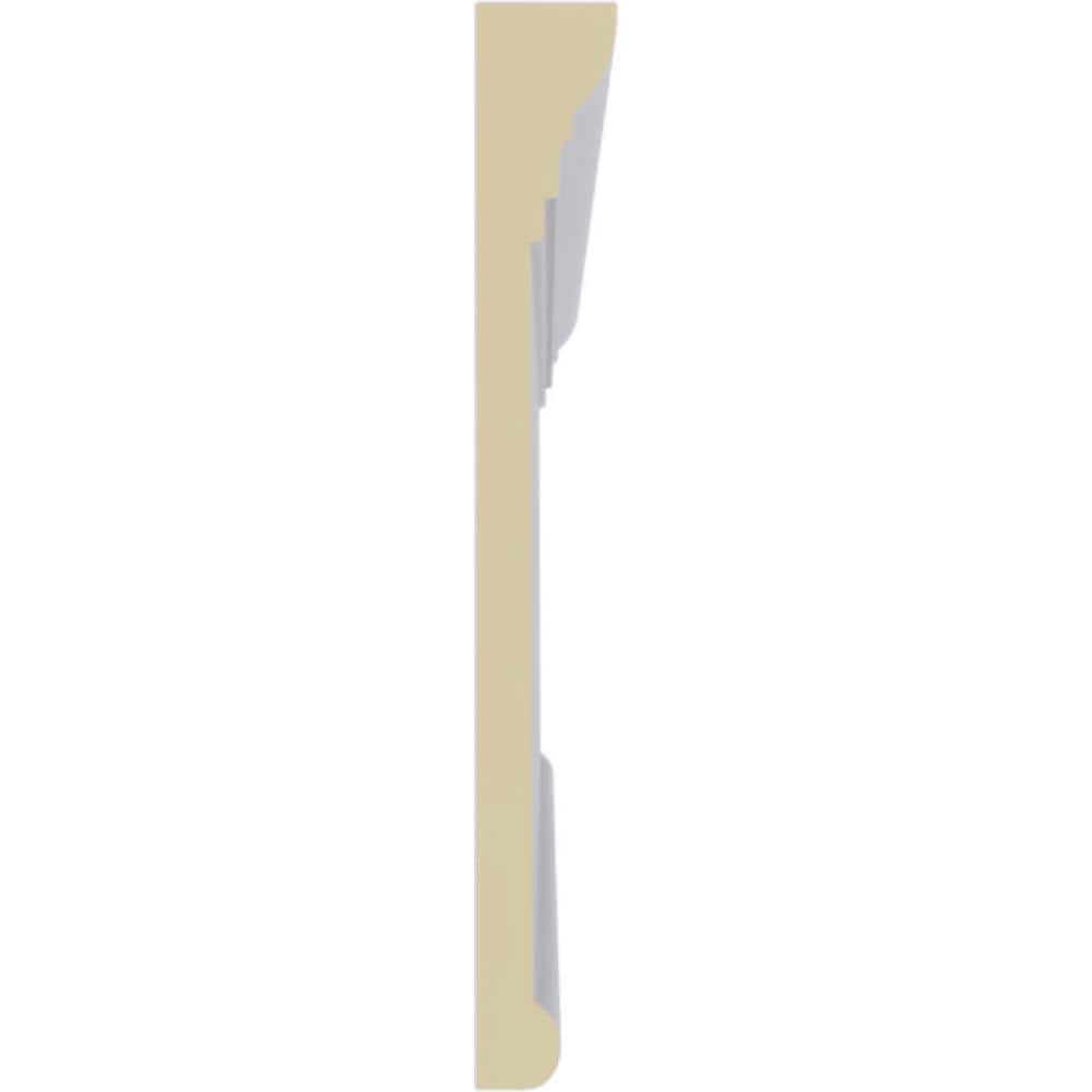 Ekena Millwork SAMPLE - Endurathane Elsinor Fluted Frieze7 3/4"H x 1"P x 12"L, Factory Primed