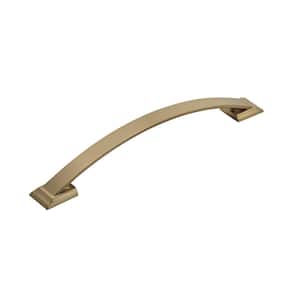 Candler 8 in. (203mm) Classic Golden Champagne Arch Appliance Pull