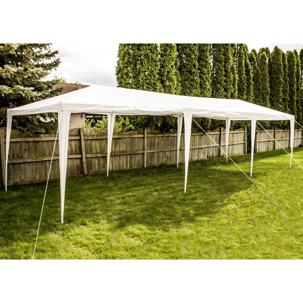White Heavy Duty Outdoor Party Tent with Removable Sidewalls