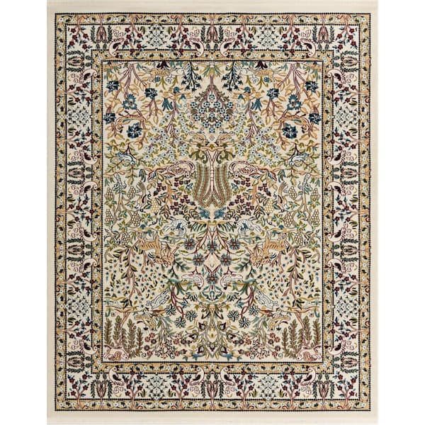 Unique Loom Narenj Bristol Ivory 8' 0 x 10' 0 Area Rug