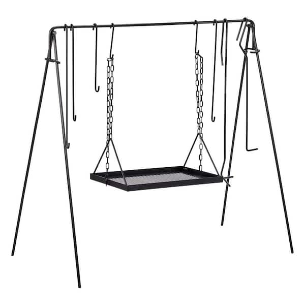 Karl home Portable Cookware Hanging Rack Outdoor Camping Bonfire