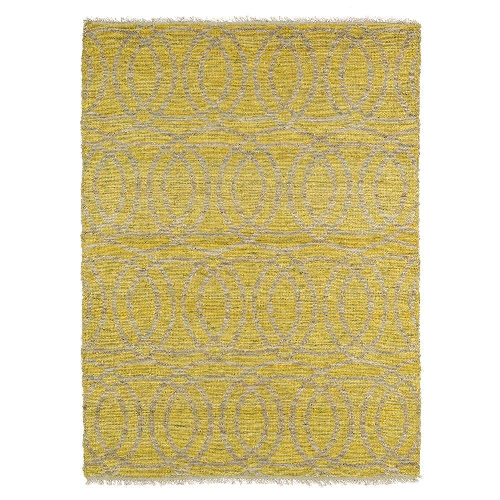 Kenwood Yellow 4 ft. x 6 ft. Double Sided Area Rug -  Kaleen, KEN03-28-3656