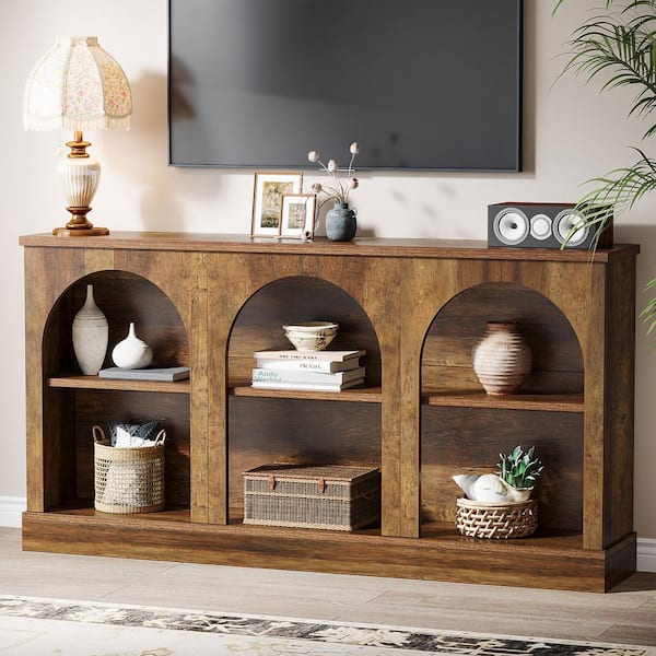TRIBESIGNS WAY TO ORIGIN Benjamin 63 in. Long Rustic Brown