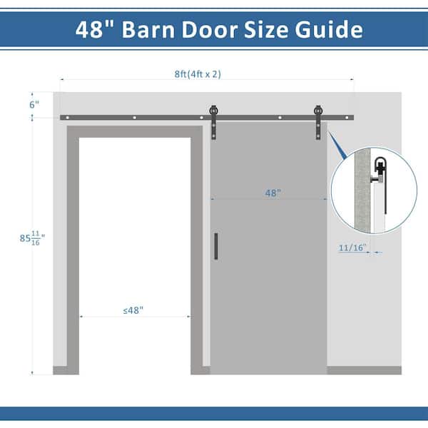 48in x 84in, Frosted Glass,White, Finished,PVC Covering,MDF, Frosted Glass,5 Panel Barn Door Slab without Hardware Kits