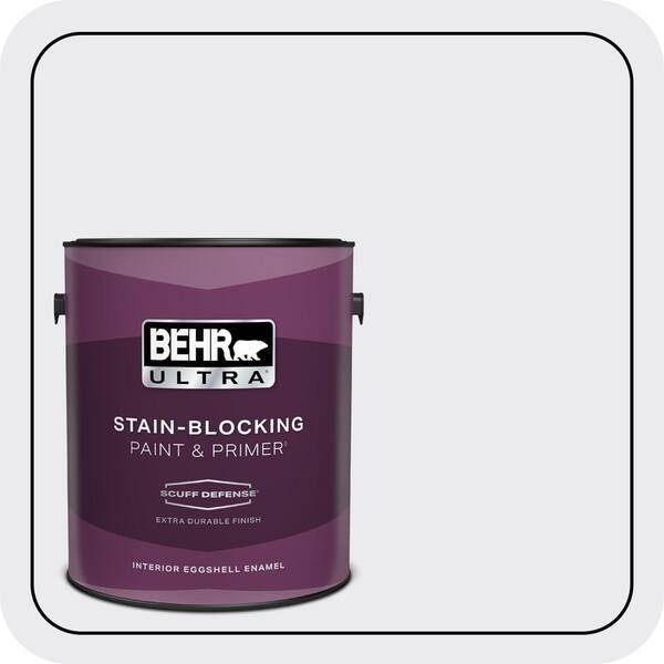 BEHR ULTRA 1 gal. #650E-1 Lace Cap Extra Durable Eggshell Enamel Interior Paint & Primer