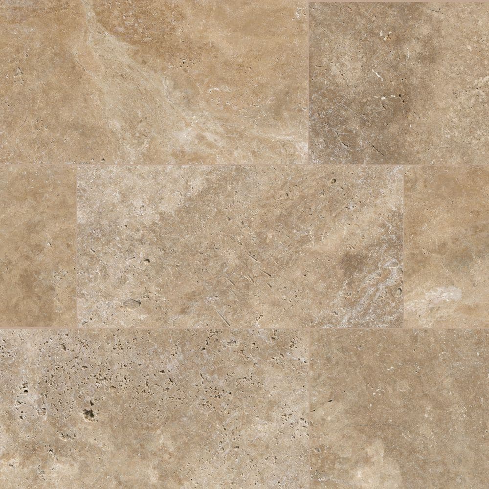 Tus. Walnut 12 in. x 24 in. x 1.18 in. Rectangular Brown Natural Stone Look Tumbled Travertine Paver (2 sq. ft. Case) price history on PriceWatchPro