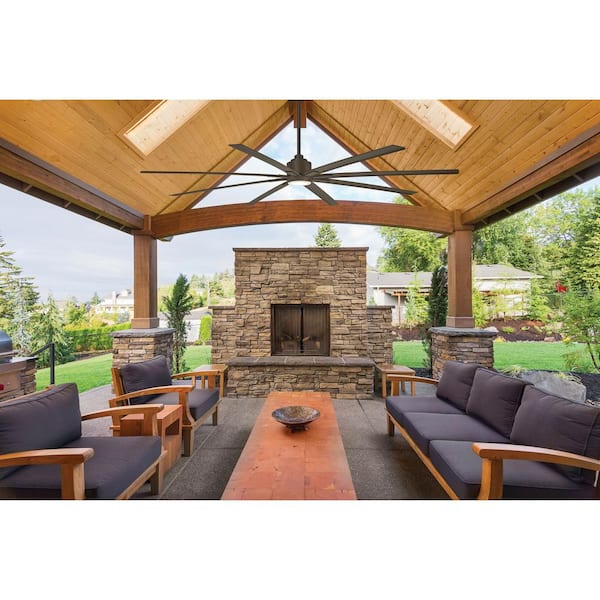 Xtreme H2O 84 in. Indoor/Outdoor Oil Rubbed Bronze Ceiling Fan with Remote Control