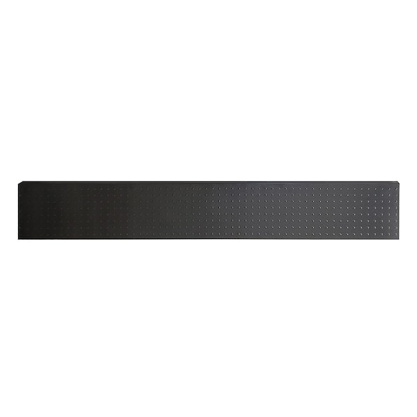 Pylex 11 in. x 72 in. Steel Stair Tread in Black