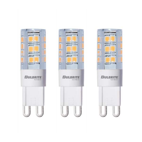 40-Watt Equivalent T6 Dimmable Clear G9 Specialty LED Light Bulb in 2700K Warm White (3-Pack)