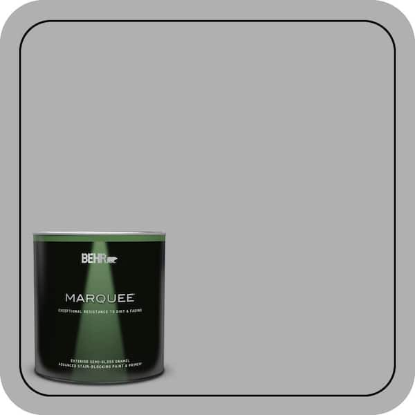 BEHR MARQUEE 1 qt. #780F-4 Sparrow Semi-Gloss Enamel Exterior Paint & Primer