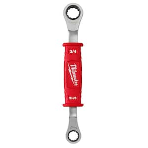 Linemans 2-in-1 Insulated Ratcheting Box Wrench